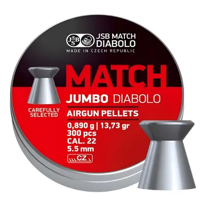 JSB Match Diabolo Diabolky MATCH Jumbo 5,50mm (cal .22) / 0,890g - 300ks