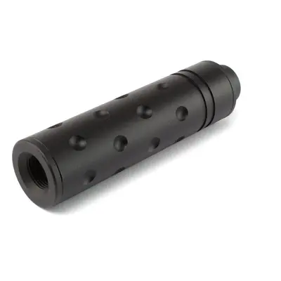 SLONG Airsoft Kovový tlumič 110 x 27mm s redukcí na +11mm závit (SL00322A)