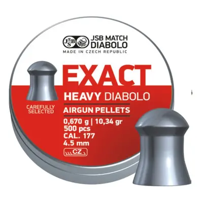 JSB Match Diabolo Diabolky EXACT Heavy 4,52mm (cal .177) / 0,670g - 500ks