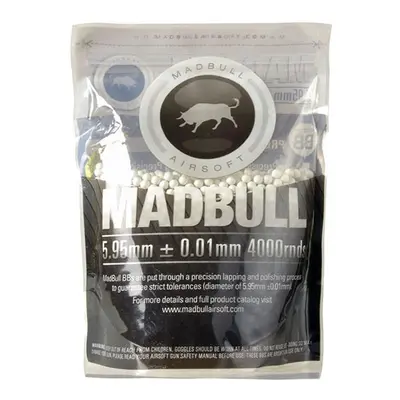 Airsoftové kuličky MadBull Precision 0,28g 4000ks - bílé