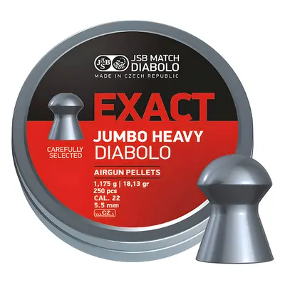 JSB Match Diabolo Diabolky EXACT Jumbo Heavy 5,52mm (cal .22) / 1,175g - 250ks