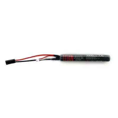 TITAN Akumulátor Li-Ion 7,4V 3000mAh 16C - Mini AK Stick s Tamiya konektorem