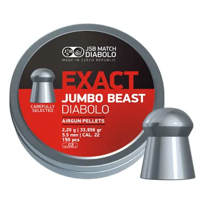 JSB Match Diabolo Diabolky EXACT Jumbo Beast 5,52mm (cal .22) / 2,200g - 150ks