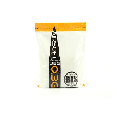 Airsoftové kuličky BLS Precision Grade 0,30g | 3300 ks | 1 kg - bílé