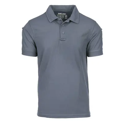 101 INC Pánské polo triko Tactical Quick Dry - Wolf Grey