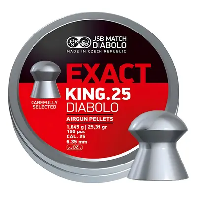 JSB Match Diabolo Diabolky EXACT King 6,35mm (cal .25) / 1,645g - 150ks