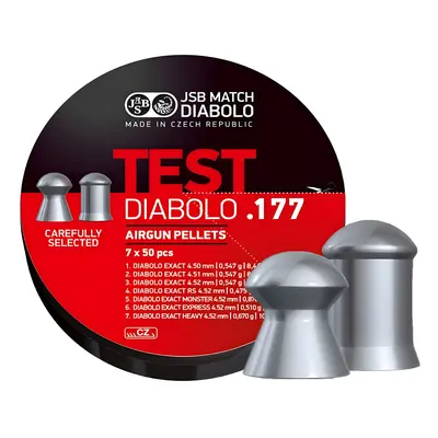 JSB Match Diabolo Diabolky EXACT TEST 4,50mm (cal .177) - 7x50ks