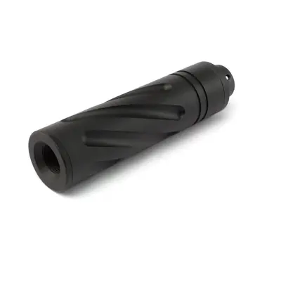 SLONG Airsoft Kovový tlumič 110 x 27mm s redukcí na +11mm závit (SL00324A)