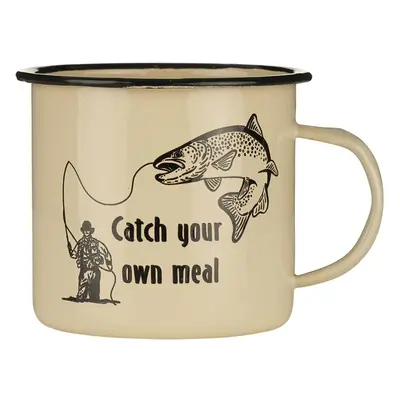 Fosco Smaltovaný hrnek "Catch Your Own Meal", 500ml