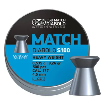 JSB Match Diabolo Diabolky MATCH Heavy Weight S 100 4,50mm (cal .177) / 0,535g - 500ks