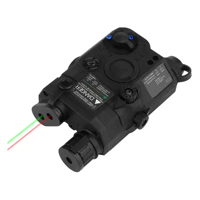 Imperator Tactical AN/PEQ-15-C LED svítilna + červený a zelený laser (RIS) - černá