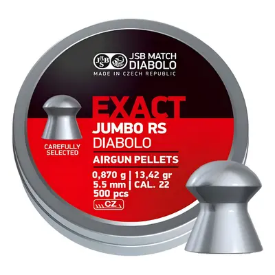 JSB Match Diabolo Diabolky EXACT Jumbo RS 5,52mm (cal .22) / 0,870g - 500ks