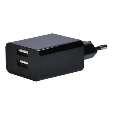 Solight USB nabíjecí adaptér, 2x USB-A, 3100mA - černý