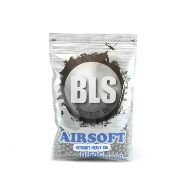 Airsoftové kuličky BLS Ultimateheavy Stainless 0,50g | 1000 ks - šedé