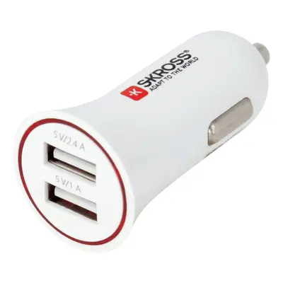 SKROSS USB nabíjecí autoadaptér DC27, 2xUSB-A, 3400mA