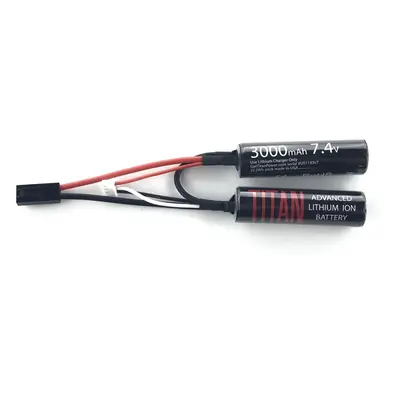 TITAN Akumulátor Li-Ion 7,4V 3000mAh 16C - Mini CQB s Tamiya konektorem