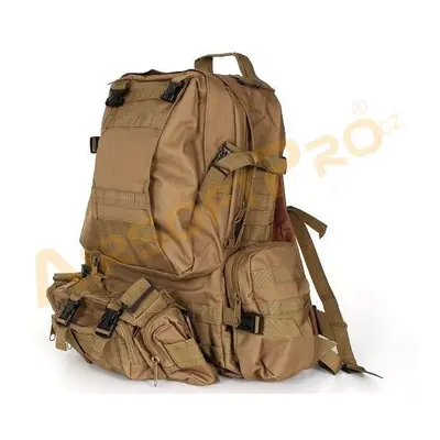 A.C.M. Army batoh 45L - Coyote Brown, kombinovaný