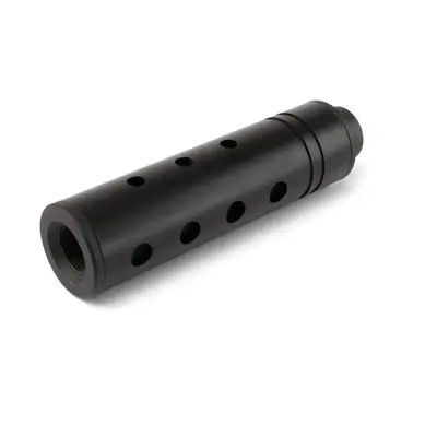 SLONG Airsoft Kovový tlumič 110 x 27mm s redukcí na +11mm závit (SL00325A)