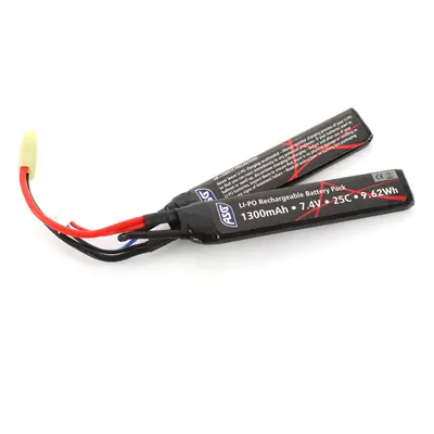 ASG Akumulátor Li-Po 7,4V 1300mAh 25C/35C - Mini CQB