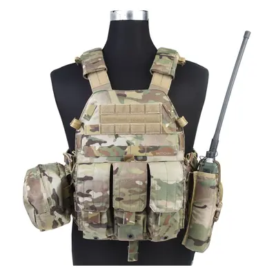 EmersonGear Maskáčová vesta s nosičem plátů a třemi sumkami LBT 6094A - Multicam + Doprava zdarm