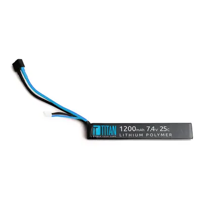 TITAN Akumulátor Li-Po 7,4V 1200mAh 25C - Mini AK stick s Dean konektorem