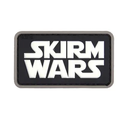 101 INC PVC 3D nášivka "Skirm Wars" - černá