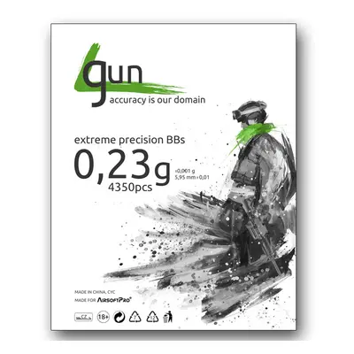 4gun Airsoftové kuličky 4GUN 0,23g 4350ks - bílé