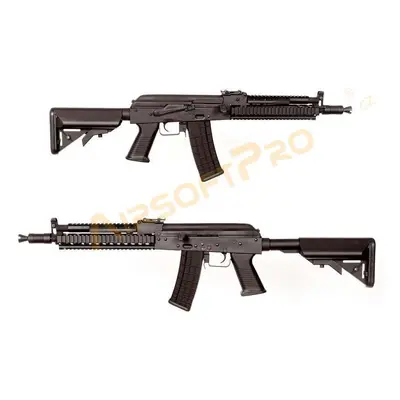 CYMA Airsoftová zbraň AK74 Tactical, celokov (CM.040I) - černá + Doprava zdarma