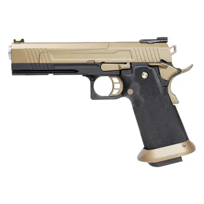 AW Custom Airsoftová pistole Hi-Capa 5.1 HX10 (dělený závěr) - FDE