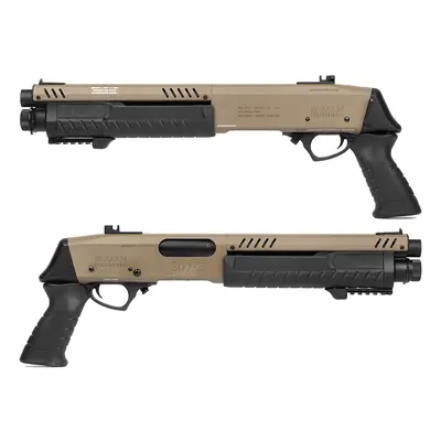 BO Manufacture Airsoft plynová brokovnice FABARM STF12 11" Short Initial - TAN + Doprava zdarma