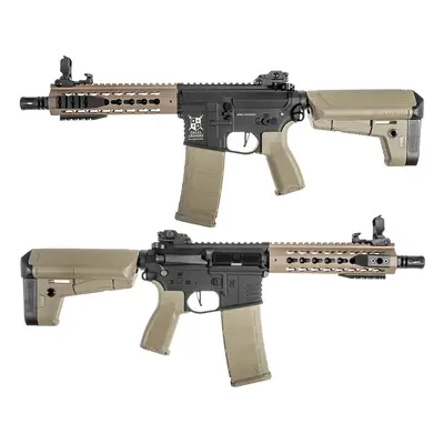 Delta Armory Airsoftová zbraň M4 AR15 KeyMod 8” Bravo - TAN/Černá + Doprava zdarma