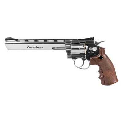 ASG Vzduchový revolver DAN WESSON 8”, CO2, cal. 4.5mm (.177) - stříbrný + Doprava zdarma