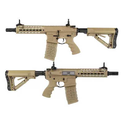 G&G Airsoftová zbraň CM16 SRS, Sportline, Desert TAN, elektronická spoušť + Doprava zdarma