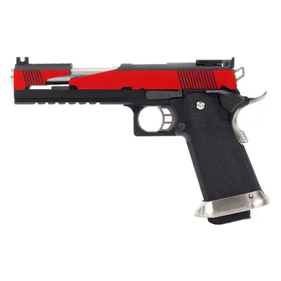 WE Airsoftová pistole Hi-Capa 6" T-Rex Competition (RED) - GBB + Doprava zdarma