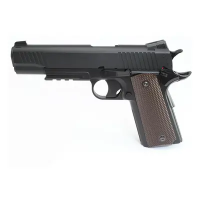 KWC Airsoftová pistole CQBP M45A1 CO2 , kovový závěr, non-blowback - černá