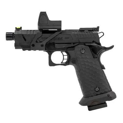 Vorsk Airsoftová pistole Hi-Capa Vengeance Compact s kolimátorem, GBB - čern + Doprava zdarma