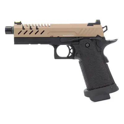 Vorsk Airsoftová pistole Hi-Capa 4.3, GBB - TAN závěr + Doprava zdarma