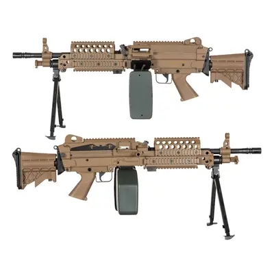 Specna Arms Airsoftový kulomet SA-46 CORE™ - TAN + Doprava zdarma