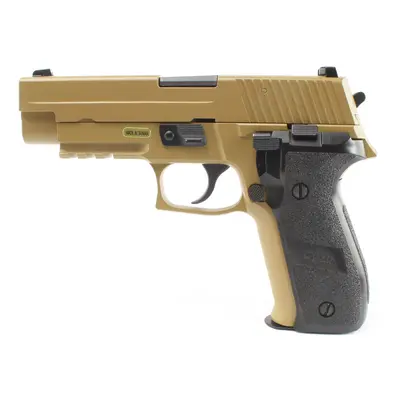 WE Airsoftová pistole F226 (P226) MK25 TAN - celokov, blowback