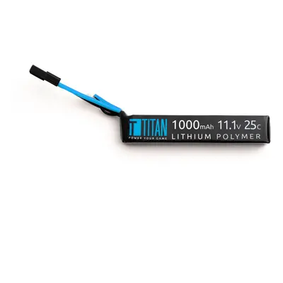 TITAN Akumulátor Li-Po 11,1V 1000mAh 25C - Mini AK Stick s Tamiya konektorem