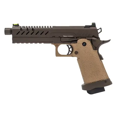 Vorsk Airsoftová pistole Hi-Capa 5.1, GBB - bronzová/TAN + Doprava zdarma