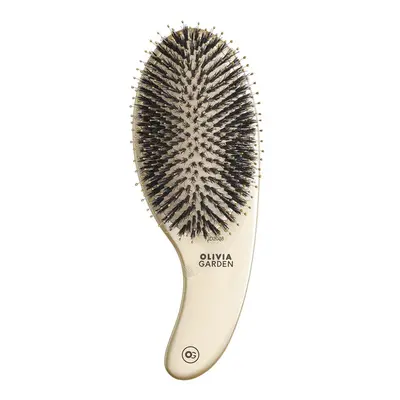 Olivia Garden Expert Care Curve Boar & Nylon Brush Gold