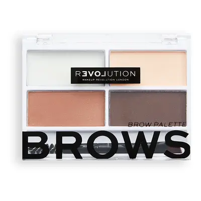 Relove by Revolution Colour Cult Brow Palette 3,2 g paletky Medium