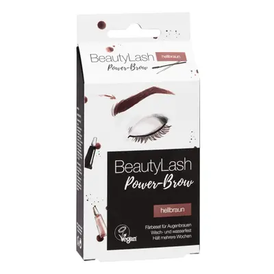 BeautyLash Power-Brow Effect Tinting Kit barva na obočí Light Brown