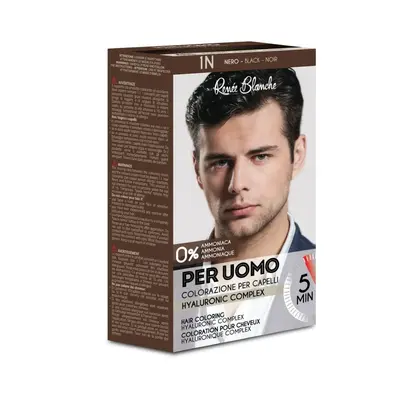 Renée Blanche Per Uomo Hair Coloring barva na vlasy 1N Black