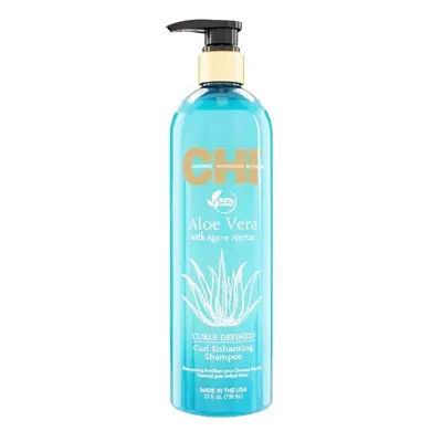 Farouk System CHI Aloe Vera with Agave Nectar Curls Defined Curls Enhancing Shampoo 739 ml