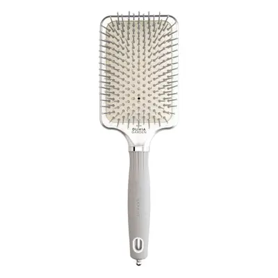 Olivia Garden Expert Care Rectangular Large Brush Silver