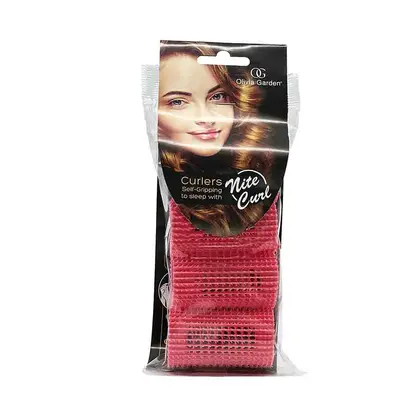 Olivia Garden Nite Curler Pink 4 ks, 40 mm