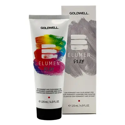 Goldwell Elumen Play Semi Permanent Hair Color 120 ml Přelivová barva @ Metallic Silver