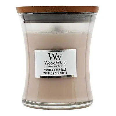 WoodWick Medium Hourglass Candle Vanilla & Sea Salt 275 g